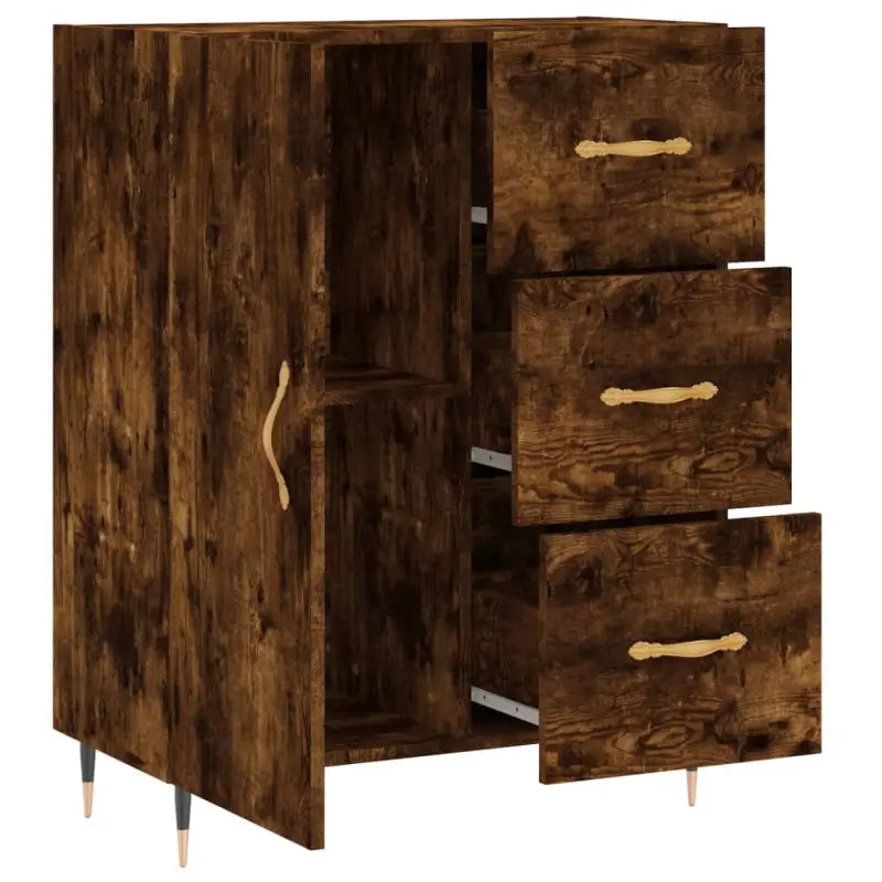 Klassiek dressoir van bewerkt hout met tijdloze uitstraling - Dressoirs & buffetkasten