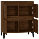 Klassiek dressoir van bewerkt hout met tijdloze uitstraling - Dressoirs & buffetkasten