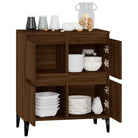 Klassiek dressoir van bewerkt hout met tijdloze uitstraling - Dressoirs & buffetkasten