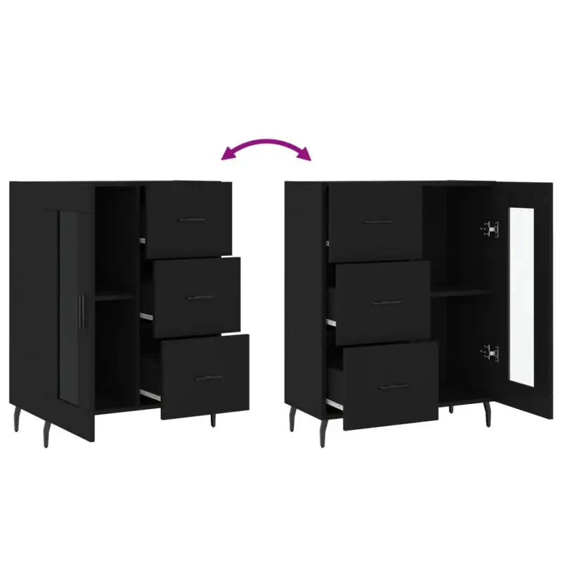Klassiek dressoir van bewerkt hout met tijdloze uitstraling - Dressoirs & buffetkasten
