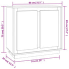 Klassiek dressoir van bewerkt hout met tijdloze uitstraling - Dressoirs & buffetkasten