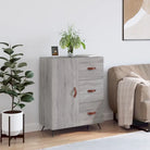 Klassiek dressoir van bewerkt hout met tijdloze uitstraling - Grijs sonoma / 1 - Dressoirs & buffetkasten