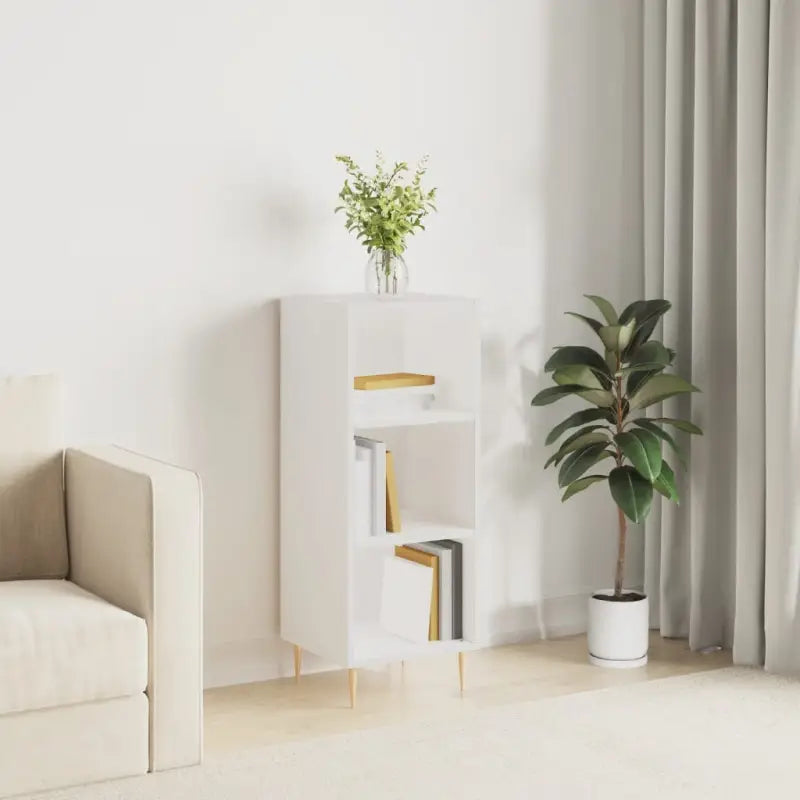 Klassiek dressoir van bewerkt hout met tijdloze uitstraling - Wit / 1 - Dressoirs & buffetkasten