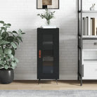Klassiek dressoir van bewerkt hout met tijdloze uitstraling - Zwart / 1 - Dressoirs & buffetkasten