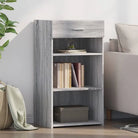 Klassiek dressoir van bewerkt hout voor een stijlvolle inrichting - Grijs sonoma / 1 - Dressoirs & buffetkasten
