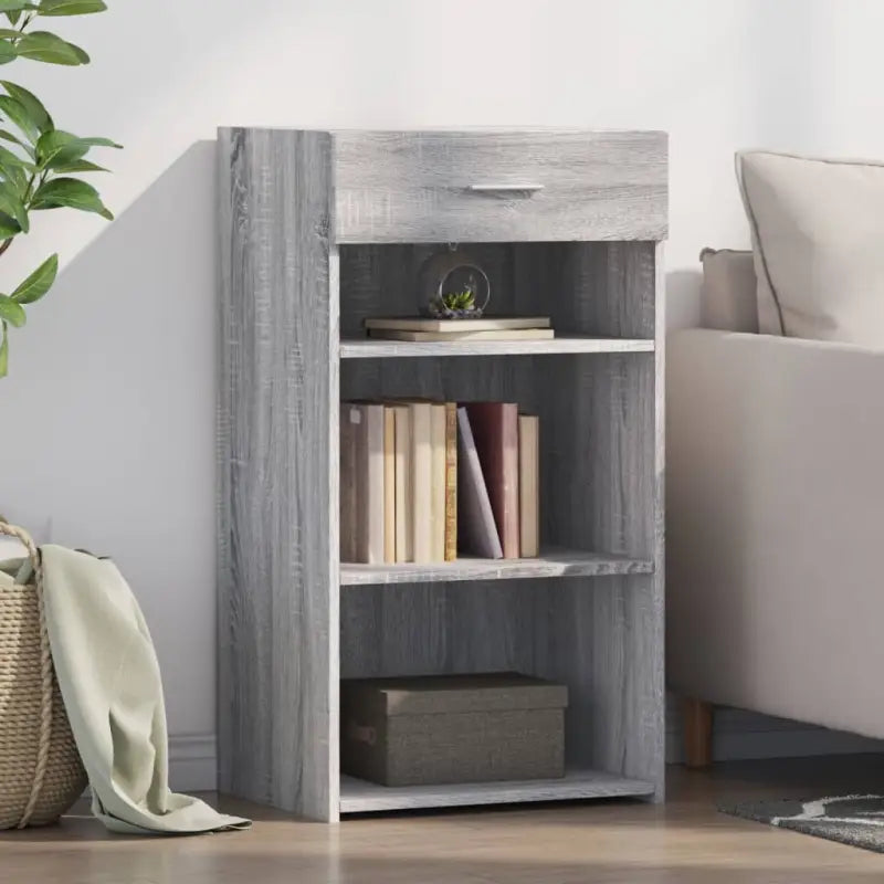 Klassiek dressoir van bewerkt hout voor een stijlvolle inrichting - Grijs sonoma / 1 - Dressoirs & buffetkasten