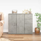 Klassiek dressoir van hoogwaardig bewerkt hout voor een tijdloze uitstraling - Betongrijs / 1 - Dressoirs & buffetkasten