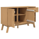 Klassiek dressoir van massief grenenhout met houten poten - Dressoirs & buffetkasten