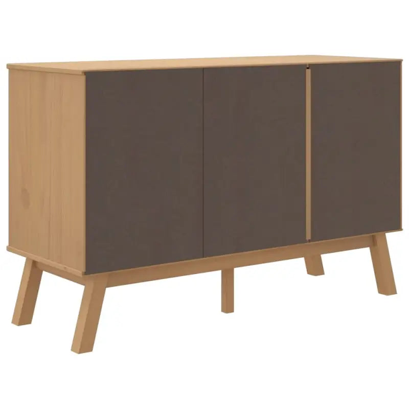 Klassiek dressoir van massief grenenhout met houten poten - Dressoirs & buffetkasten