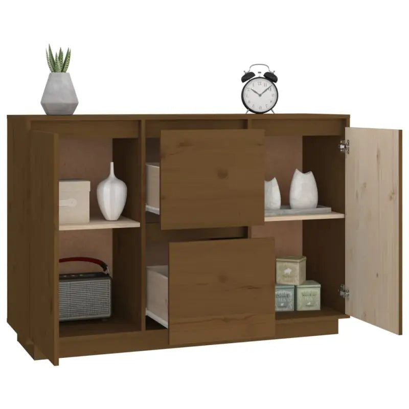 Klassiek dressoir van massief grenenhout met rustieke uitstraling - Dressoirs & buffetkasten