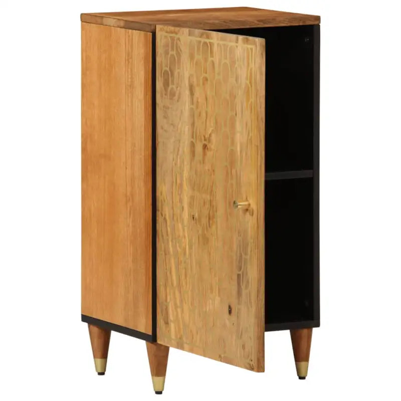 Klassiek dressoir van massief mangohout met houten poten - Dressoirs & buffetkasten