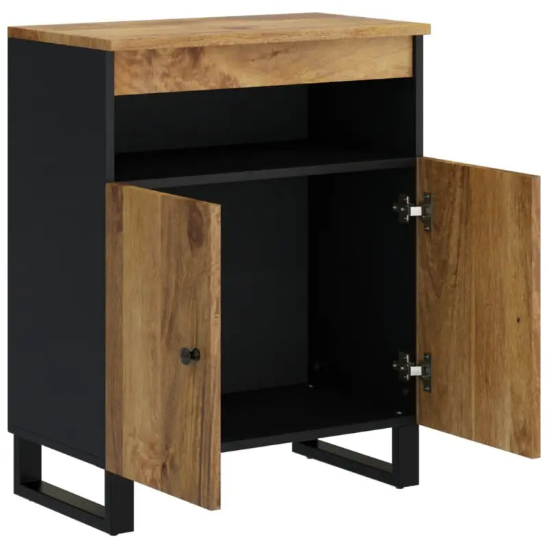 Klassiek dressoir van massief mangohout met ijzeren poten - Dressoirs & buffetkasten