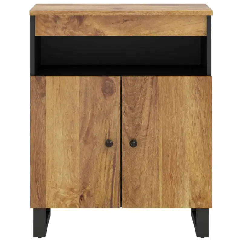 Klassiek dressoir van massief mangohout met ijzeren poten - Dressoirs & buffetkasten