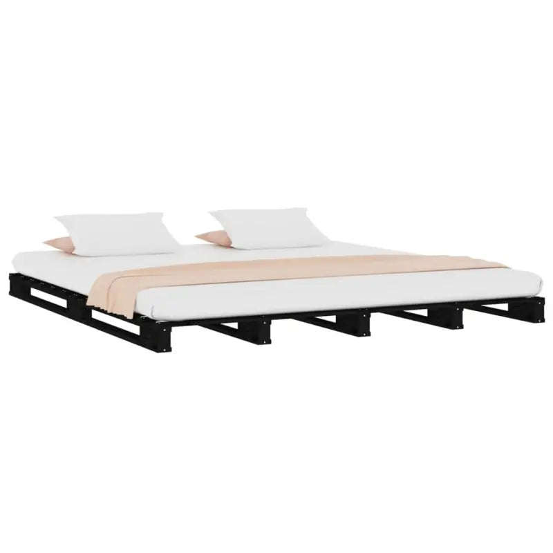Klassiek houten palletbed van massief grenenhout voor een moderne slaapkamer - Bedden & bedframes
