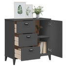 Klassiek industrieel dressoir van bewerkt hout met duurzame afwerking - Dressoirs & buffetkasten