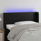 Klassiek LED Hoofdbord voor een Modern en Elegant Slaapkamer Designe - Zwart / 103 x 16 x 78/88 cm / 1 - Hoofdborden