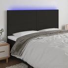 Klassiek LED Hoofdbord voor een Modern en Stijlvol Beddroom</assistant - Zwart / 160 x 5 x 118/128 cm / 1 - Hoofdborden