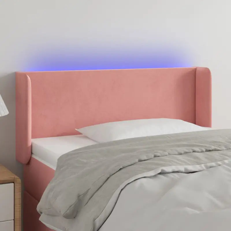 Klassiek LED-hoofdbord voor een moderne slaapkamer uitstraling - Roze / 103 x 16 x 78/88 cm / 1 - Hoofdborden