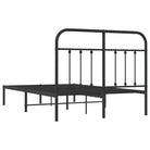 Klassiek metalen bedframe met extra opbergruimte en metalen latten - Bedden & bedframes