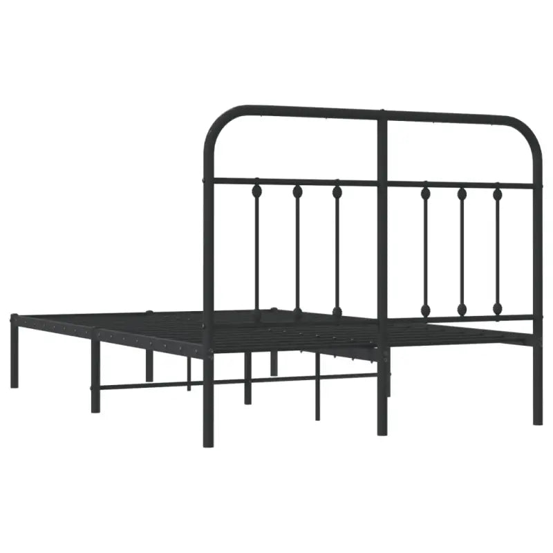 Klassiek metalen bedframe met extra opbergruimte en metalen latten - Bedden & bedframes