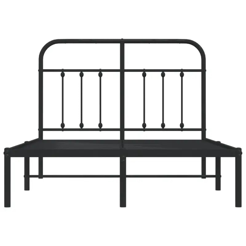 Klassiek metalen bedframe met extra opbergruimte en metalen latten - Bedden & bedframes