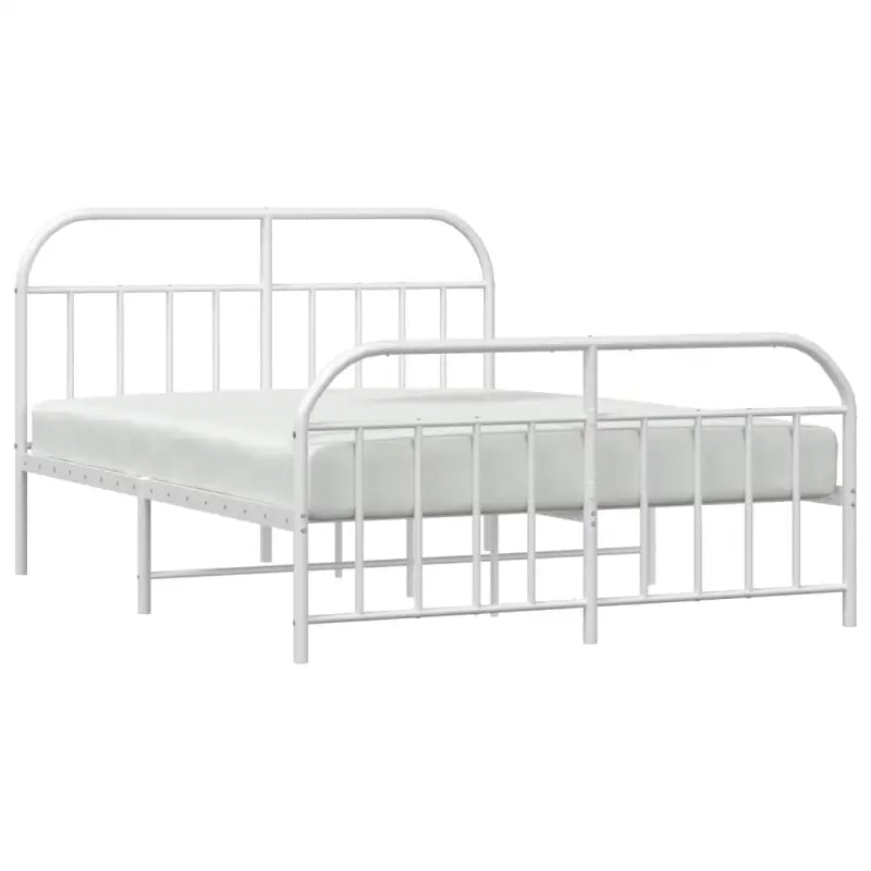 Klassiek metalen bedframe met extra opbergruimte en metalen latten - Bedden & bedframes