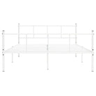 Klassiek metalen bedframe met stevige lattenbodem - Bedden & bedframes
