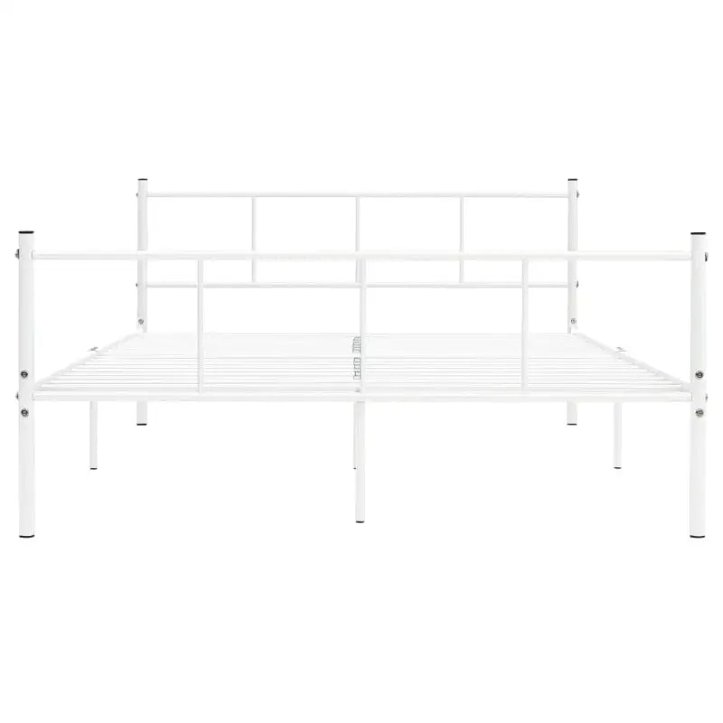 Klassiek metalen bedframe met stevige lattenbodem - Bedden & bedframes