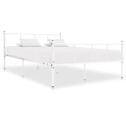 Klassiek metalen bedframe met stevige lattenbodem - Bedden & bedframes
