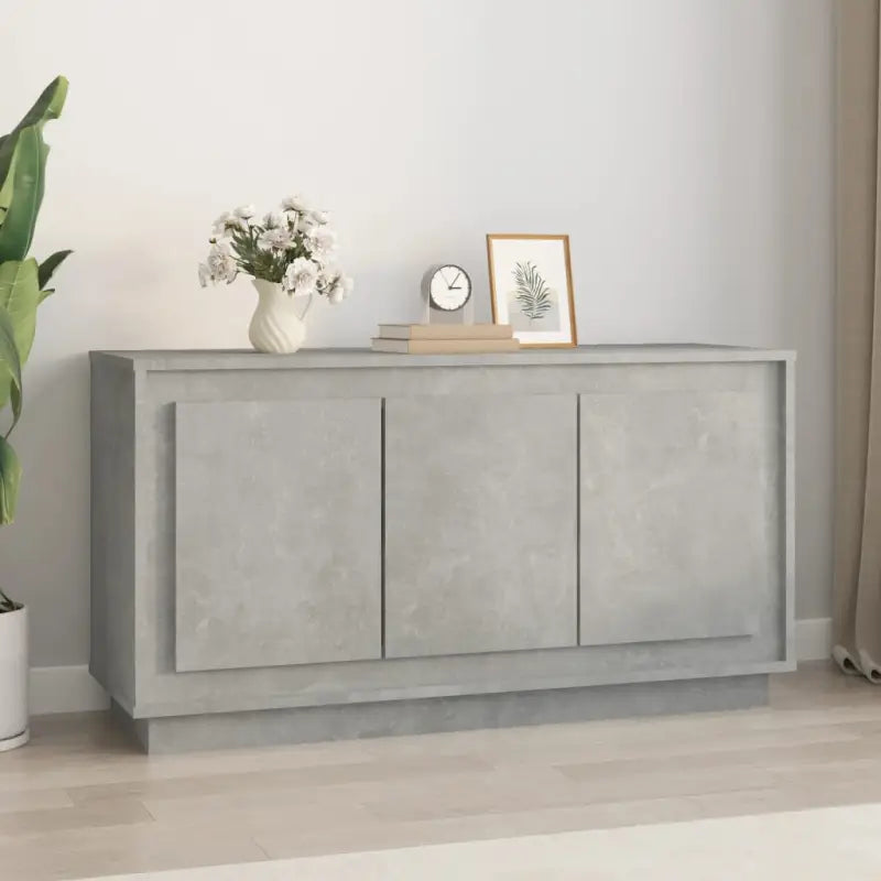 Klassieke dressoir met bewerkt hout voor een duurzame uitstraling - Betongrijs / 1 - Dressoirs & buffetkasten