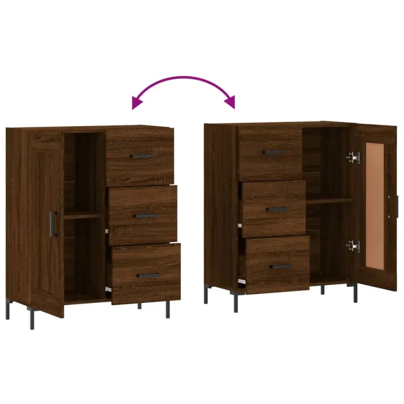 Klassieke Dressoir van bewerkt hout voor een tijdloze uitstraling - Dressoirs & buffetkasten