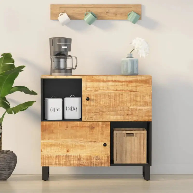 Klassieke dressoir van massief mangohout met ijzeren poten - Dressoirs & buffetkasten