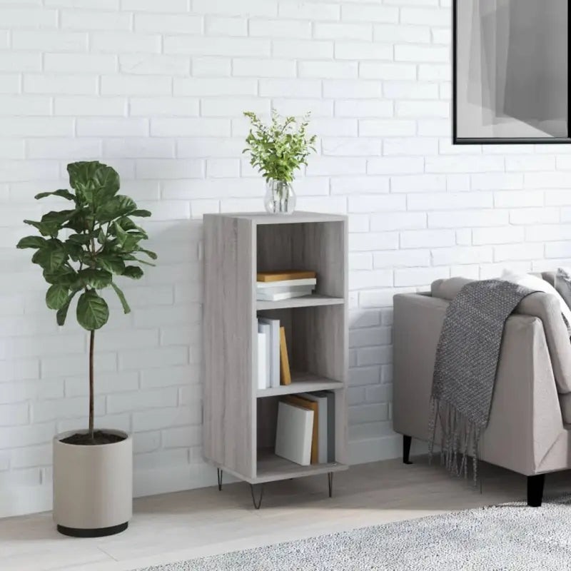 Klassieke dressoirs van bewerkt hout met tijdloze uitstraling - Grijs sonoma / 1 - Dressoirs & buffetkasten