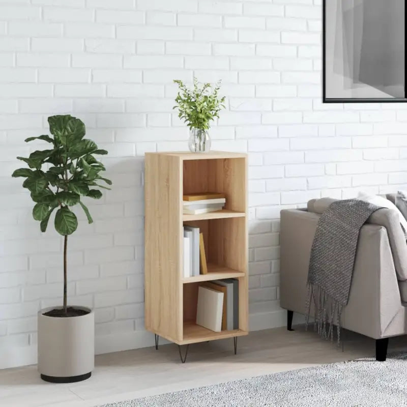 Klassieke dressoirs van bewerkt hout met tijdloze uitstraling - Sonoma eiken / 1 - Dressoirs & buffetkasten