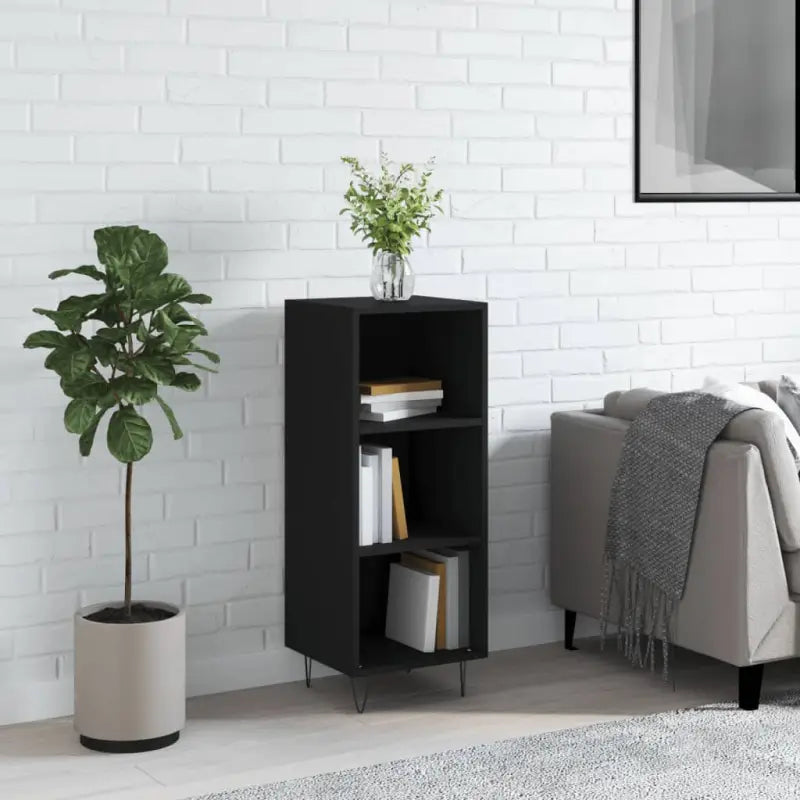 Klassieke dressoirs van bewerkt hout met tijdloze uitstraling - Zwart / 1 - Dressoirs & buffetkasten