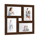 Klassieke Fotolijst voor een Moderne Touch in je Woonruimte - Donkerbruin / 4 x (13 x 18 cm) / 1 - Fotolijstjes