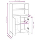 Klassieke hoge kast van bewerkt hout voor een stijlvolle inrichting - Dressoirs & buffetkasten