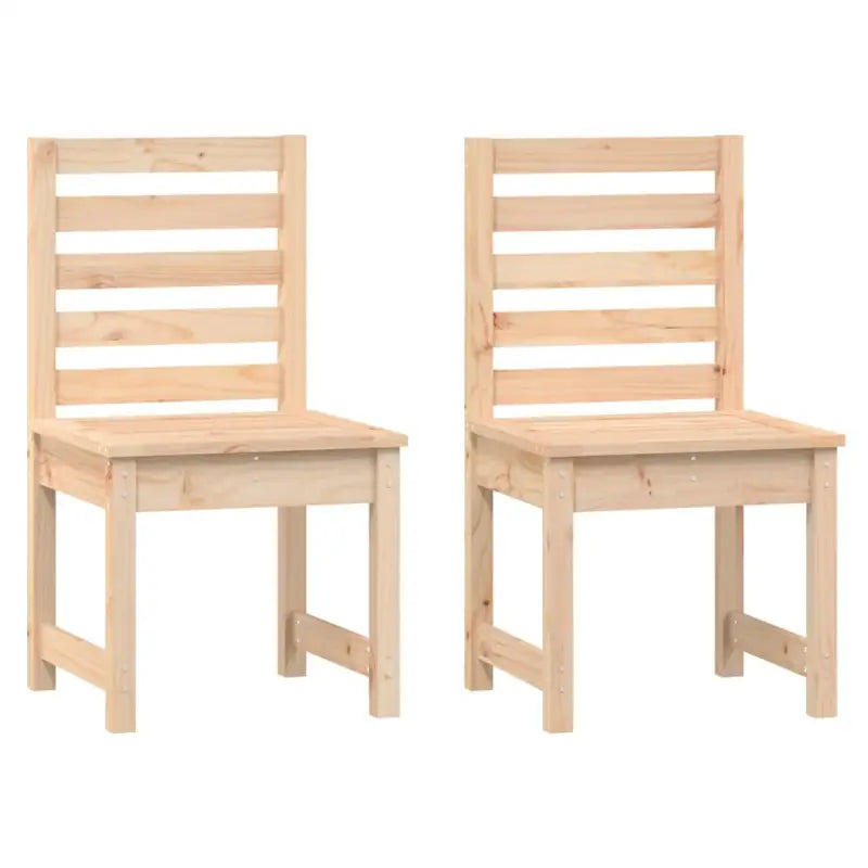 Klassieke houten tuinset met massief grenenhout en stevig tafelblad - Tuinsets