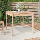 Klassieke houten tuintafel van massief grenenhout voor buiten - Natuurlijk grenenhout / 82.5 x 82.5 x 76 cm / 1