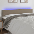 Klassieke LED Hoofdborden en Voetborden voor een Moderne Slaapkamer - Taupe / 160 x 5 x 78/88 cm / 1 - Hoofdborden