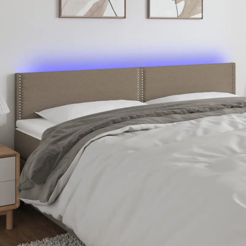 Klassieke LED Hoofdborden en Voetborden voor een Moderne Slaapkamer - Taupe / 160 x 5 x 78/88 cm / 1 - Hoofdborden