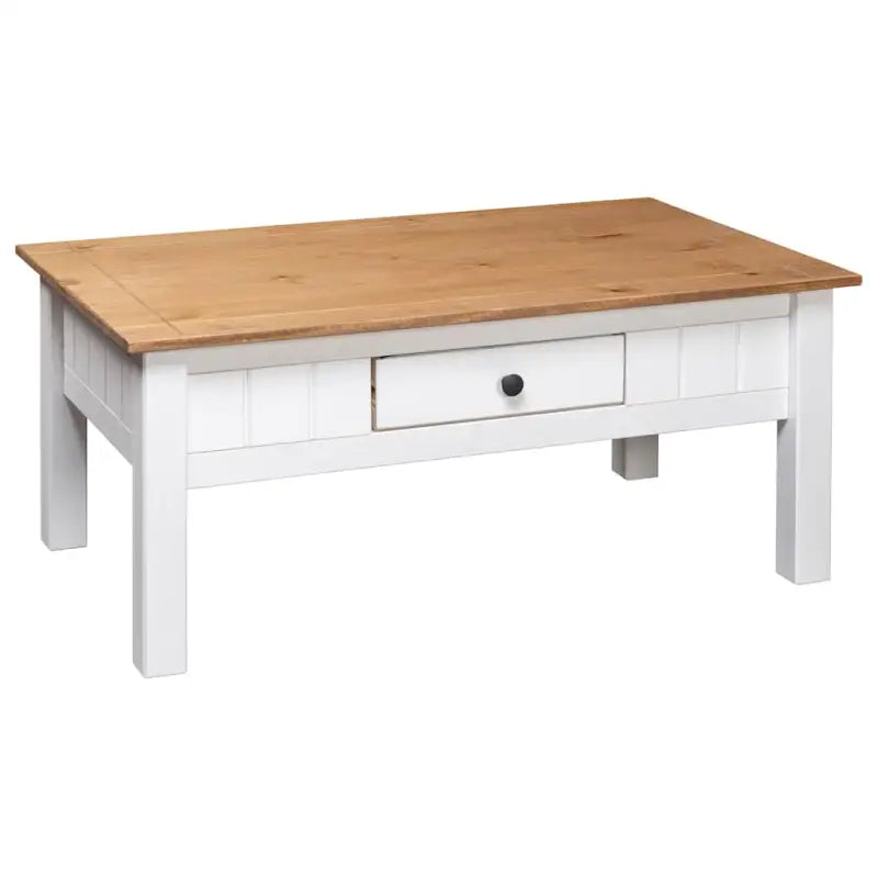 Klassieke salontafel van massief grenenhout voor een tijdloos interieur - Salontafels
