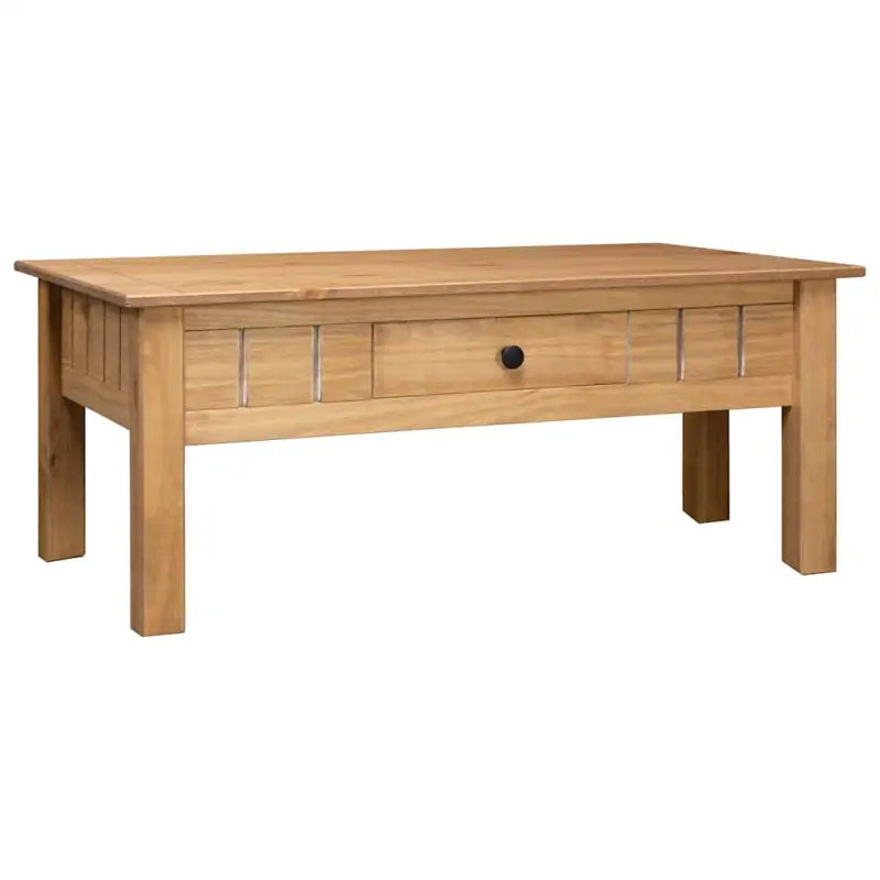 Klassieke salontafel van massief grenenhout voor een tijdloos interieur - Bruin / 1 - Salontafels