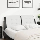 Klassieke schoonheid Hoofdborden en Voetborden met Hoogwaardig Kunstleer - Wit en zwart / 140 cm / 1 - Hoofdborden