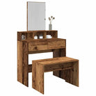 Klassieke toilettafelkruk van bewerkt hout voor een stijlvolle uitstraling - Toilettafelkrukjes