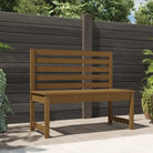 Klassieke tuinbank van massief Douglashout met gelat ontwerp - Honingbruin grenenhout / 109 x 48 x 91.5 cm / 1