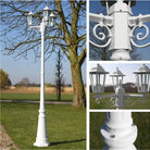 Klassieke tuinlantaarn met drie armen en 215 cm lengte - Buitenverlichting