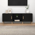 Klassieke Tv Meubel van Bewekt Hout voor een Stijlvolle Woonruimte - Zwart / 1 - Tv-meubels