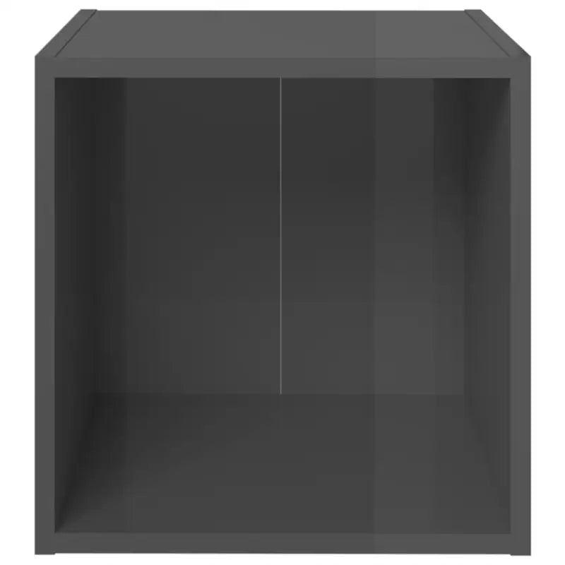 Klassieke Tv-meubels met hoogglans grijs en bewerkt hout design - Tv-meubels