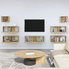 Klassieke Tv-meubels van bewerkt hout met trendy en praktische design - Tv-meubels